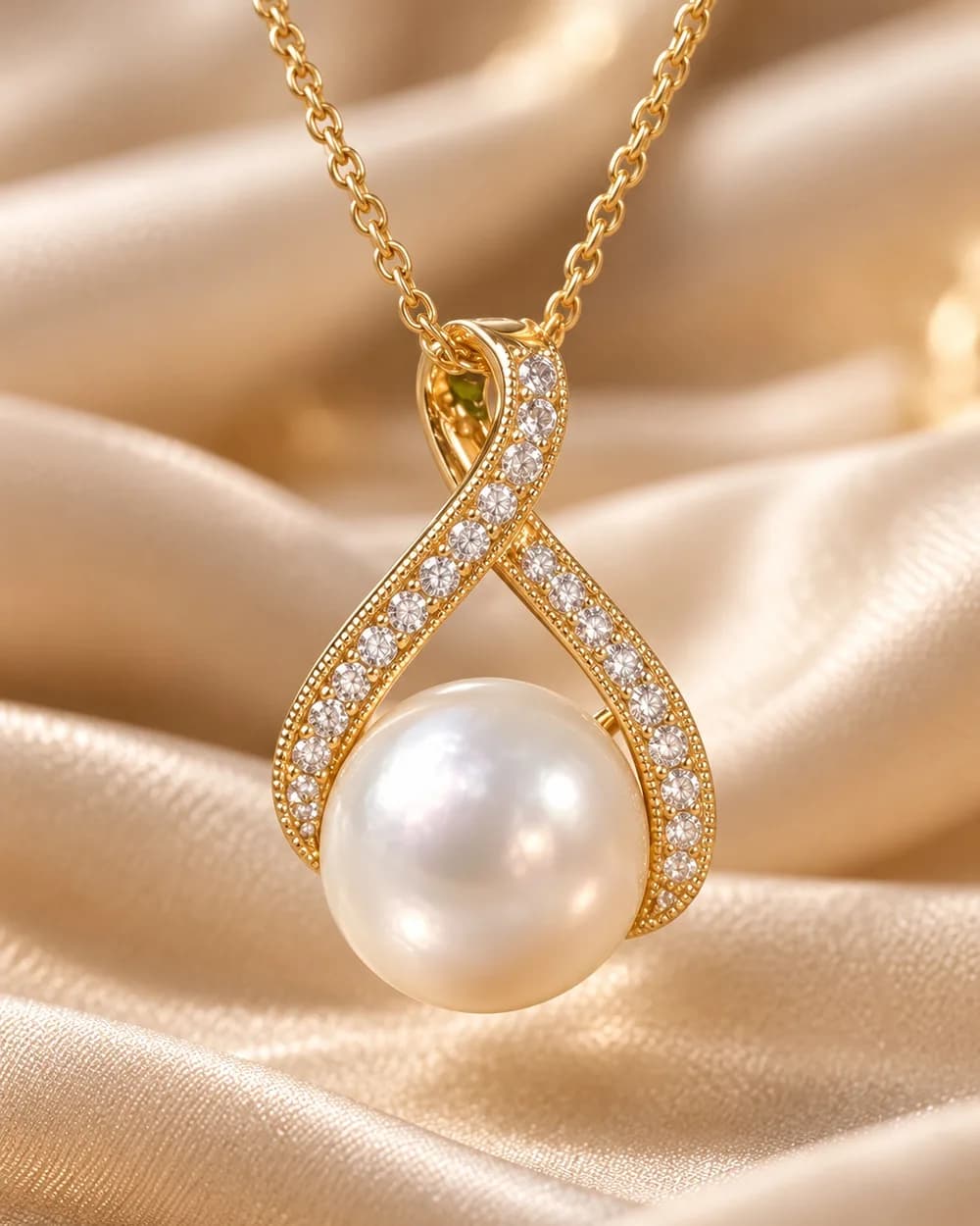Infinity Pearl Pendant